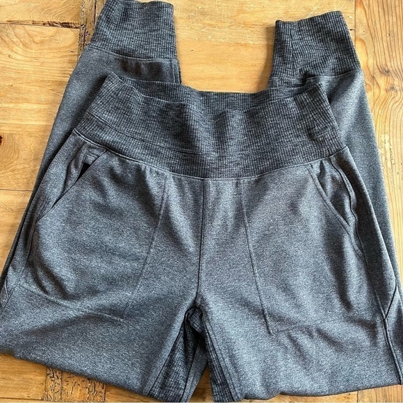 ATHLETA Vince Jogger Grey Heather Elastic Waistband Workout Pant S - Picture 4 of 15